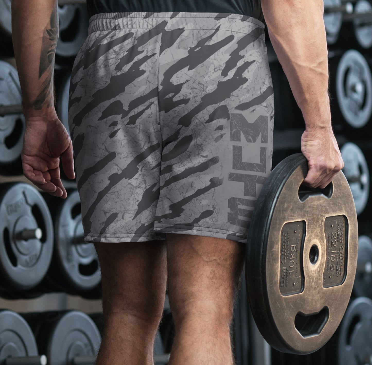 MUT8 Machine Unisex Athletic Long Shorts Drawstring Polyester Spandex