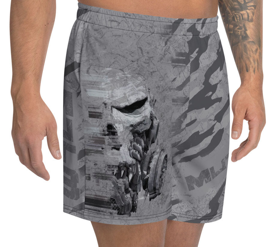 MUT8 Machine Unisex Athletic Long Shorts Drawstring Polyester Spandex