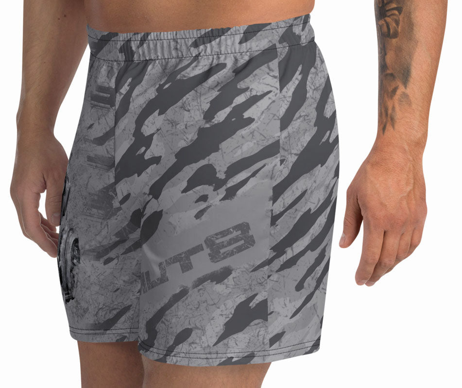 MUT8 Machine Unisex Athletic Long Shorts Drawstring Polyester Spandex