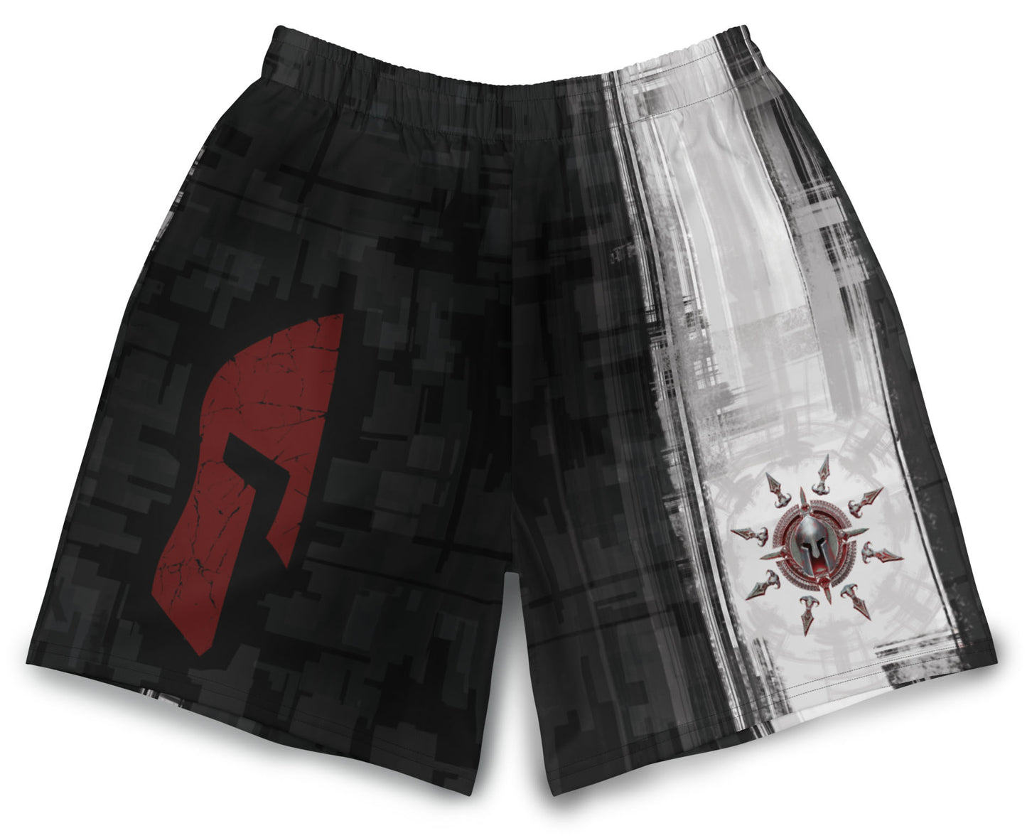 War Within Unisex Athletic Long Shorts Drawstring Polyester Spandex