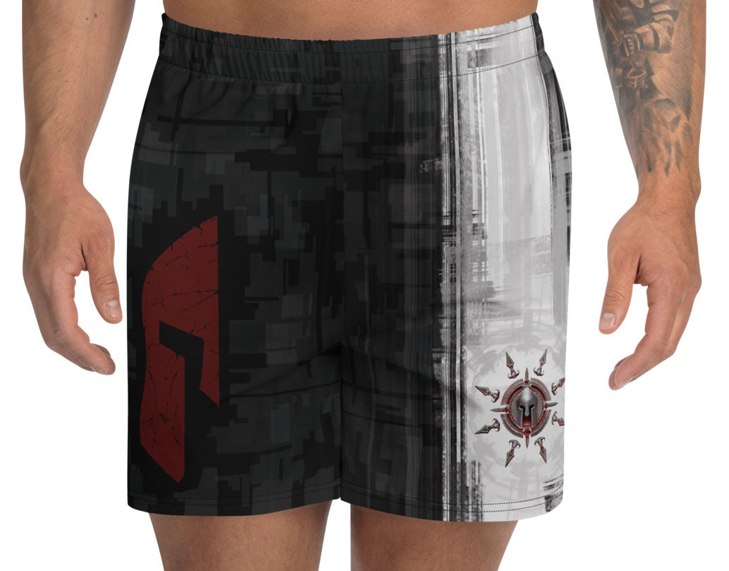 War Within Unisex Athletic Long Shorts Drawstring Polyester Spandex