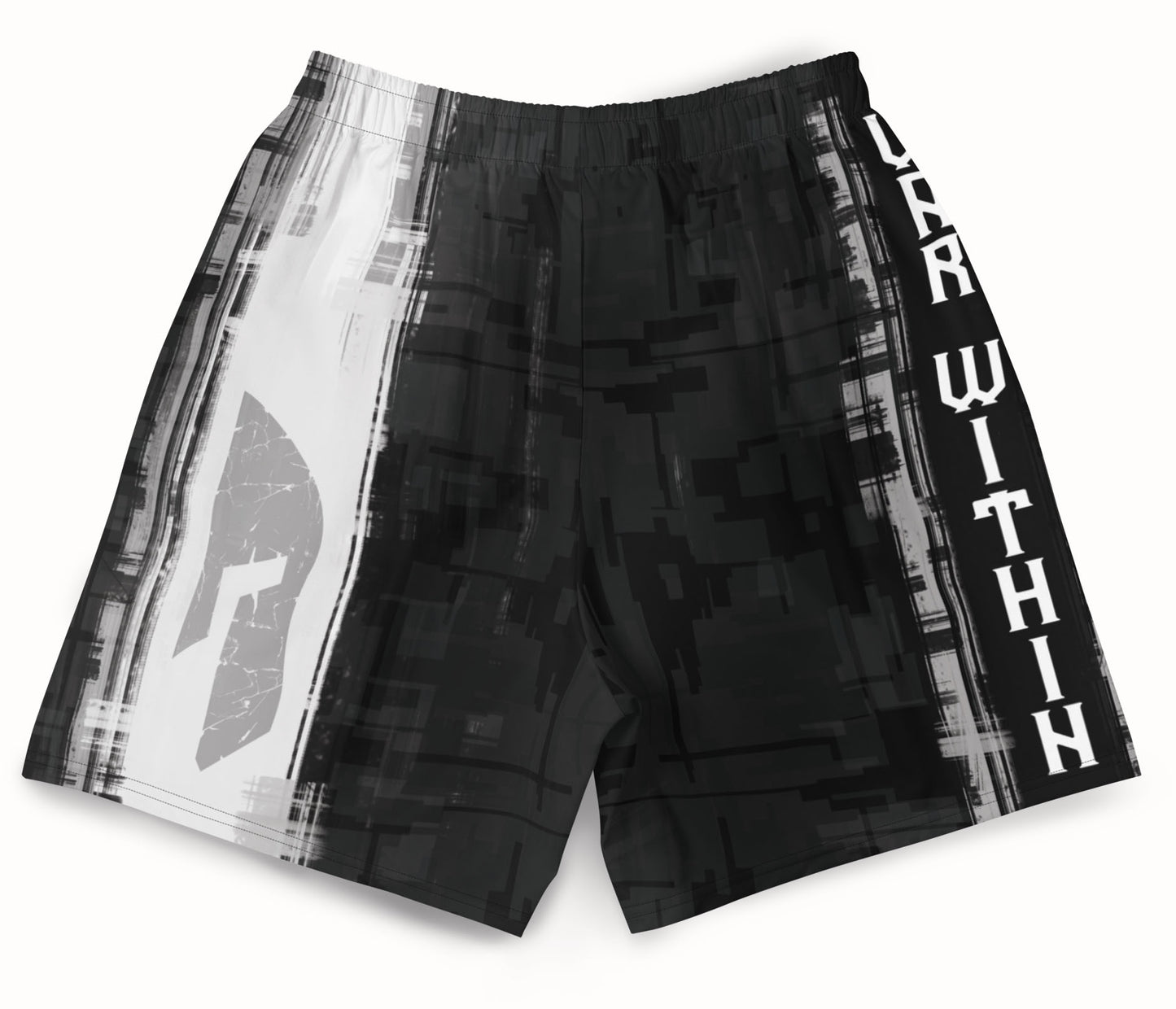 War Within Unisex Athletic Long Shorts Drawstring Polyester Spandex