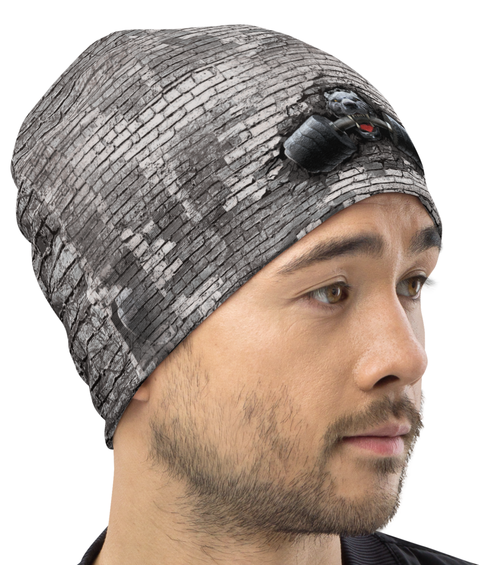 All-Over Print Beanie Mutant K9.