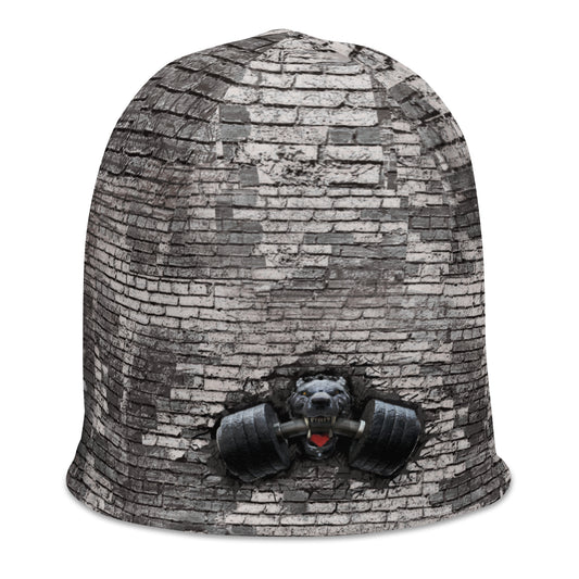 All-Over Print Beanie Mutant K9.