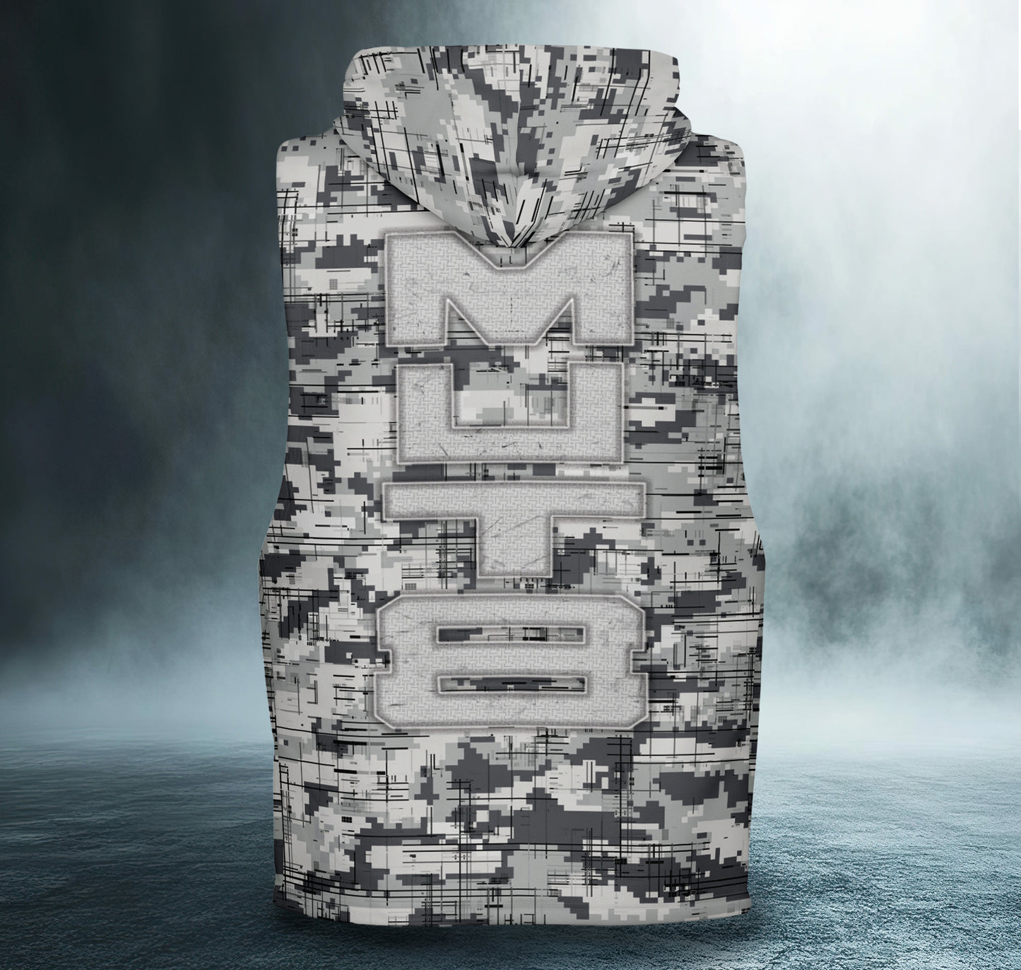 MUT8 Athletic Drop Armhole Hoodie - AOP