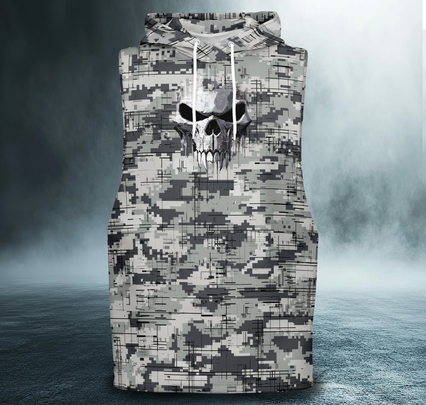 MUT8 Athletic Drop Armhole Hoodie - AOP