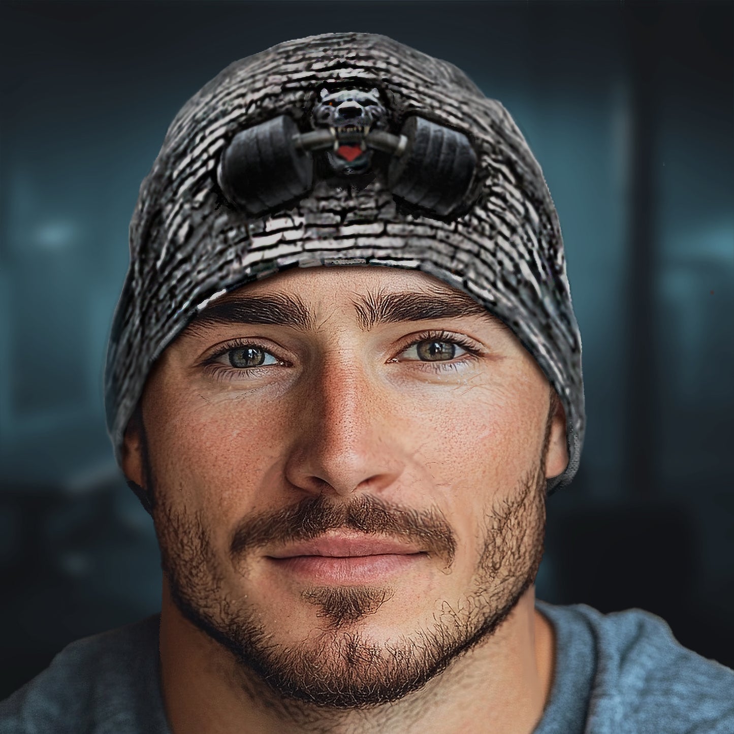 All-Over Print Beanie Mutant K9.