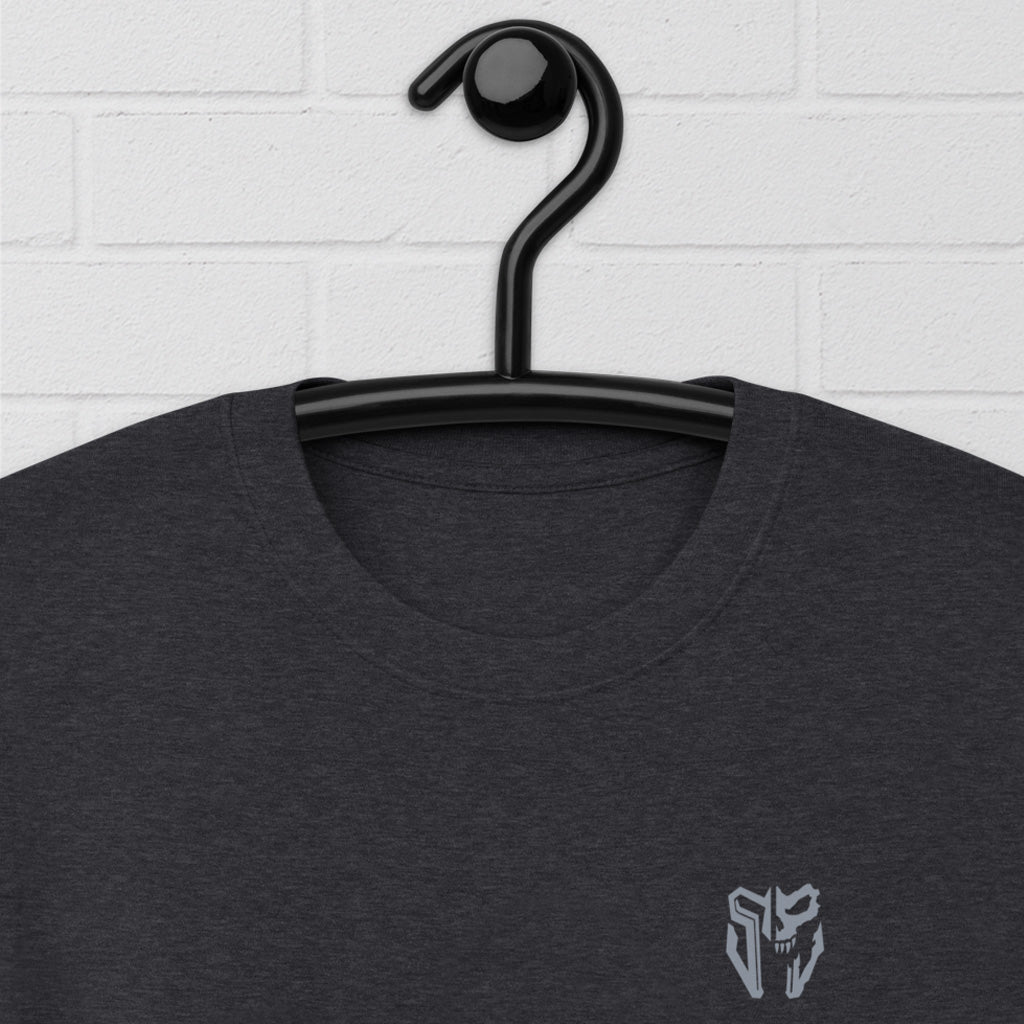 TERATOS 'Unbroken Helm' STANDARD FIT premium cotton T-Shirt Charcoal Grey