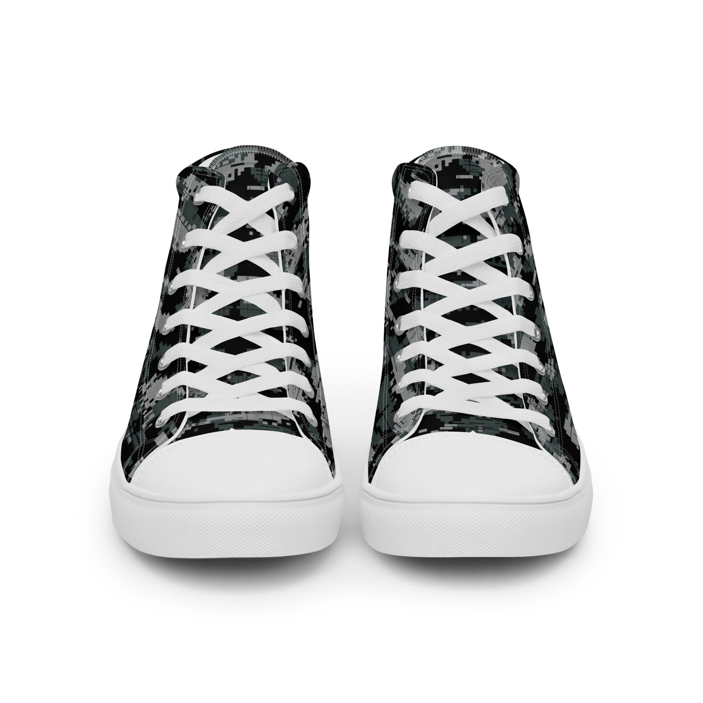 Men’s high top Digital Camo canvas shoes