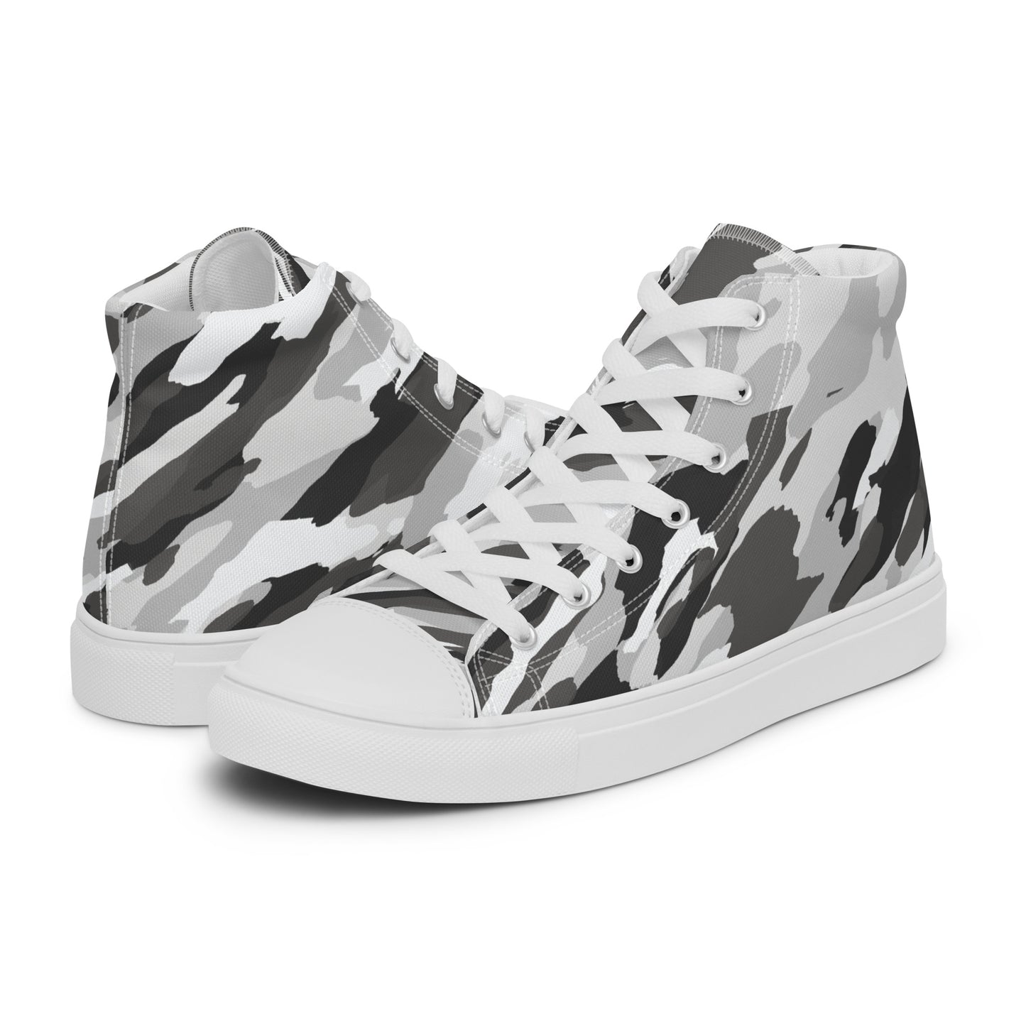 Men’s high top Urban Camo canvas shoes