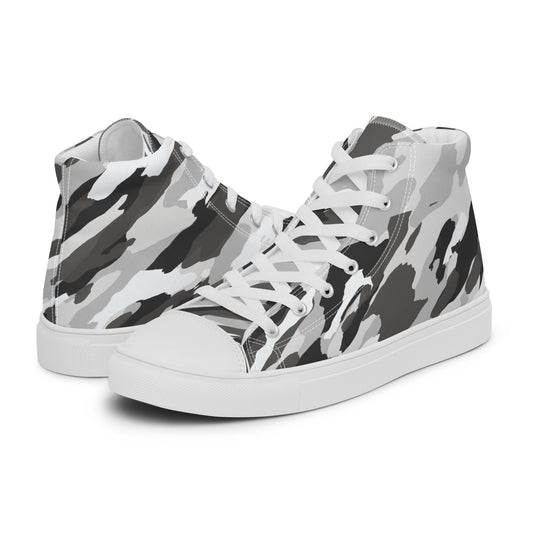 Men’s high top Urban Camo canvas shoes