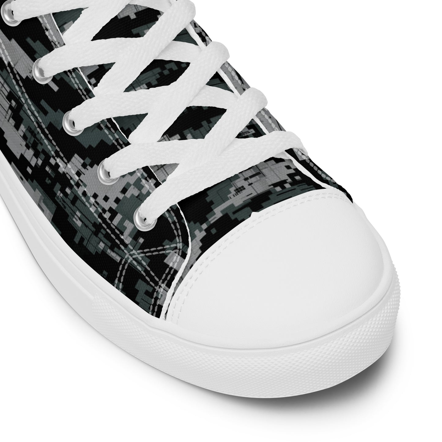 Men’s high top Digital Camo canvas shoes