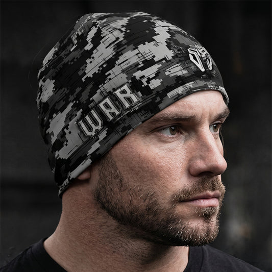 War Within Camo Gym Beanie | Lightweight Workout Hat