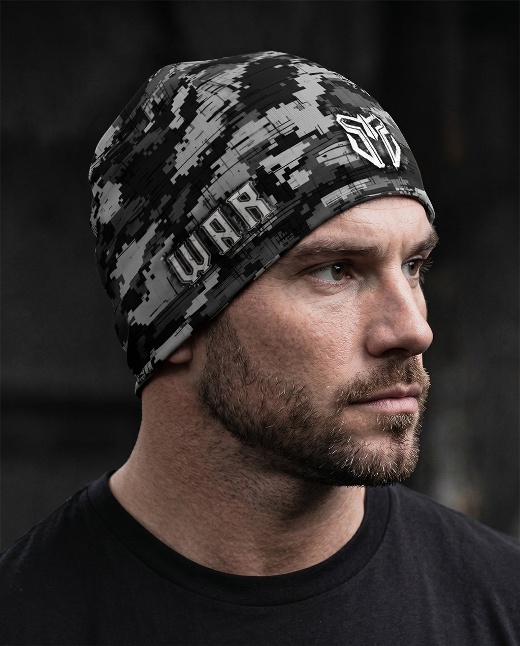 War Within Camo Gym Beanie | Lightweight Workout Hat