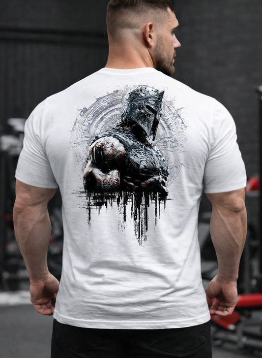 War Within 'Shield Breaker' White STANDARD FIT premium cotton T-Shirt