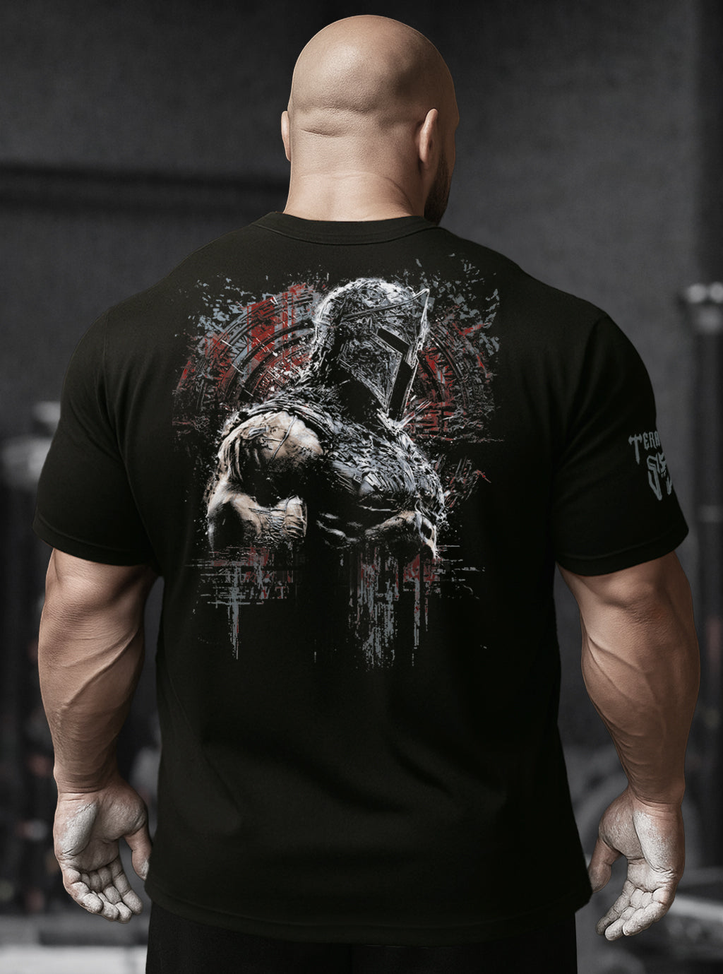 TERATOS 'Shield Breaker' OVERSIZED cotton T- Shirt Black
