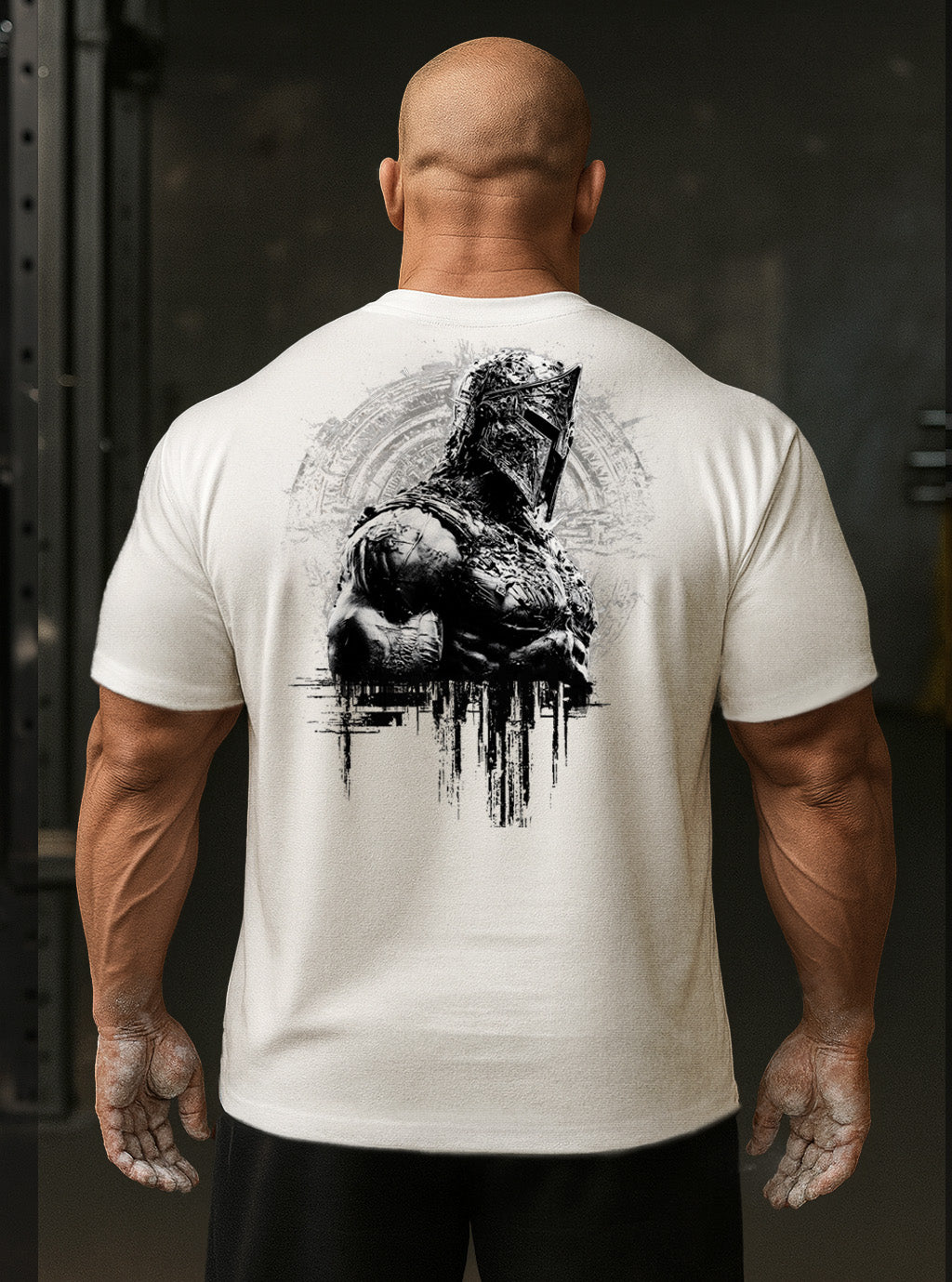 War Within 'Shield Breaker' White BULK FIT cotton T- Shirt - Winter Stronghold