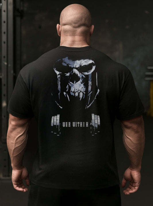 War Within 'Iron Revenant' premium BULK FIT cotton T- Shirt Black