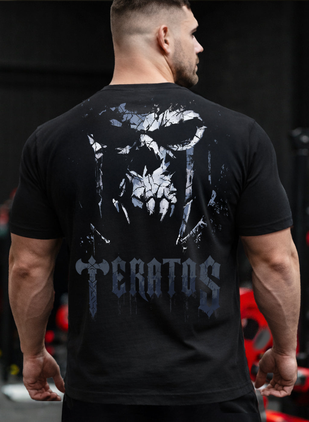 Teratos 'Iron Revenant' STANDARD FIT premium cotton T-Shirt Black