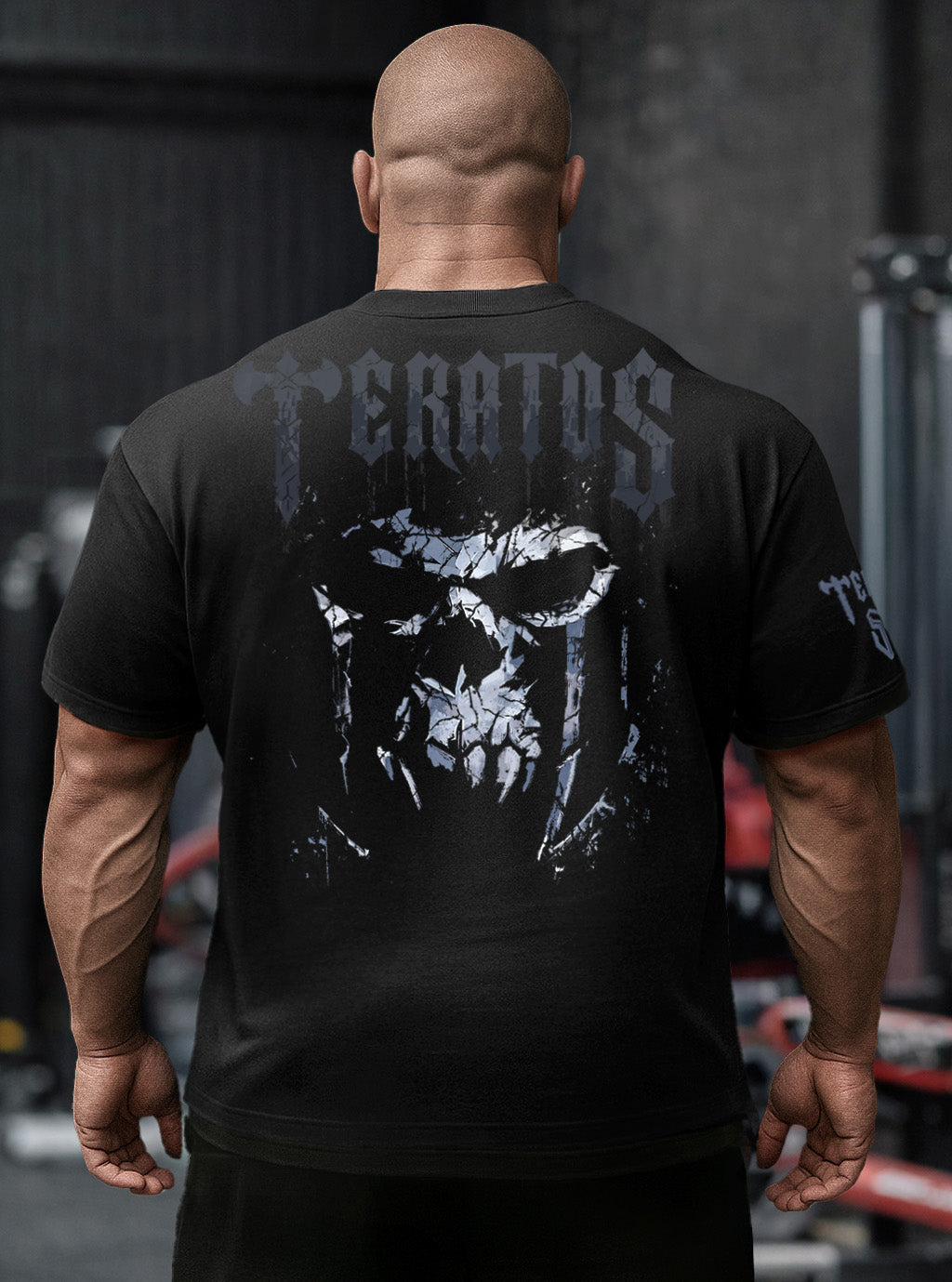TERATOS 'Iron Revenant' premium pump cover cotton T- Shirt Black