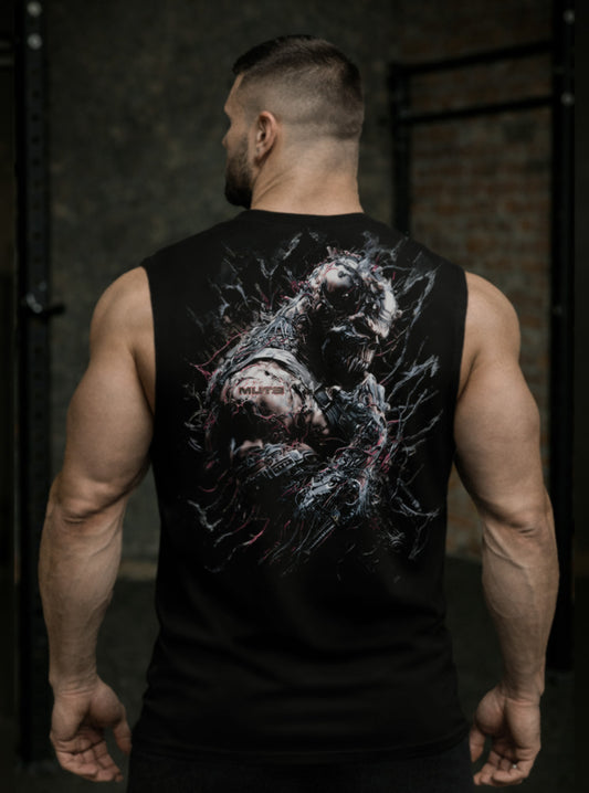 MUT8  'Tormented Steel' Sleeveless Muscle Shirt
