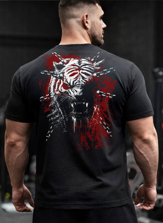 MUT8 “Chainbound” Black STANDARD FIT Premium heavyweight Cotton T-Shirt