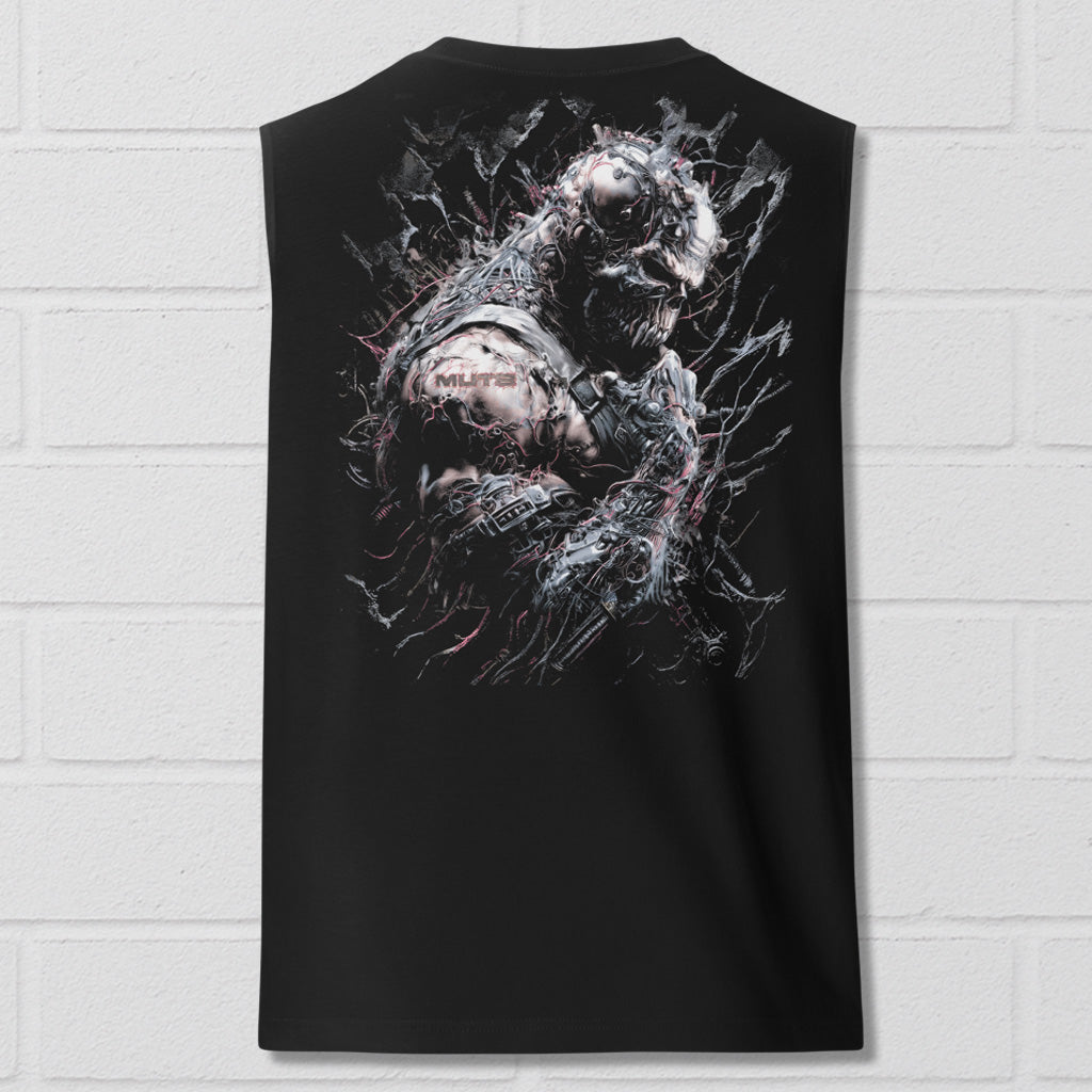 MUT8  'Tormented Steel' Sleeveless Muscle Shirt - Winter Stronghold