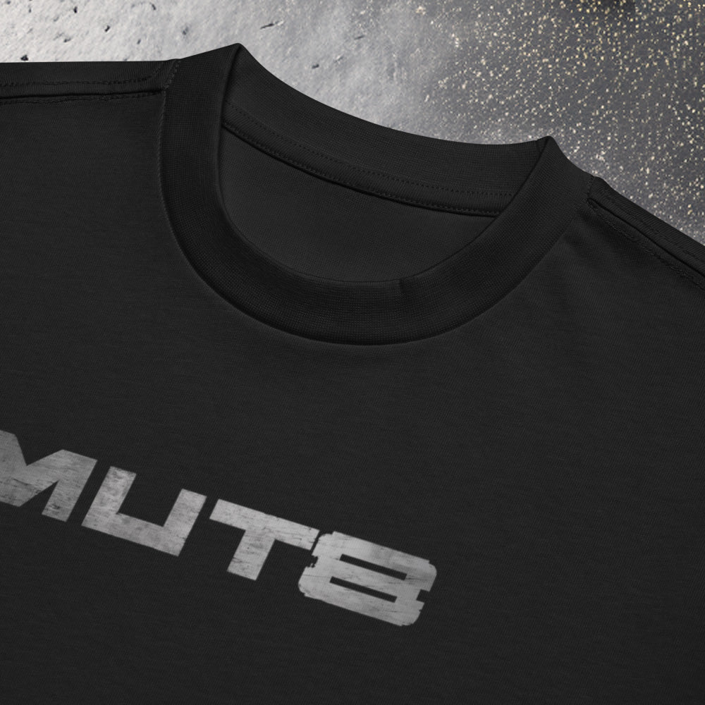 MUT8 Ripped & Rabid  premium Bulk Fit cotton T- Shirt Black