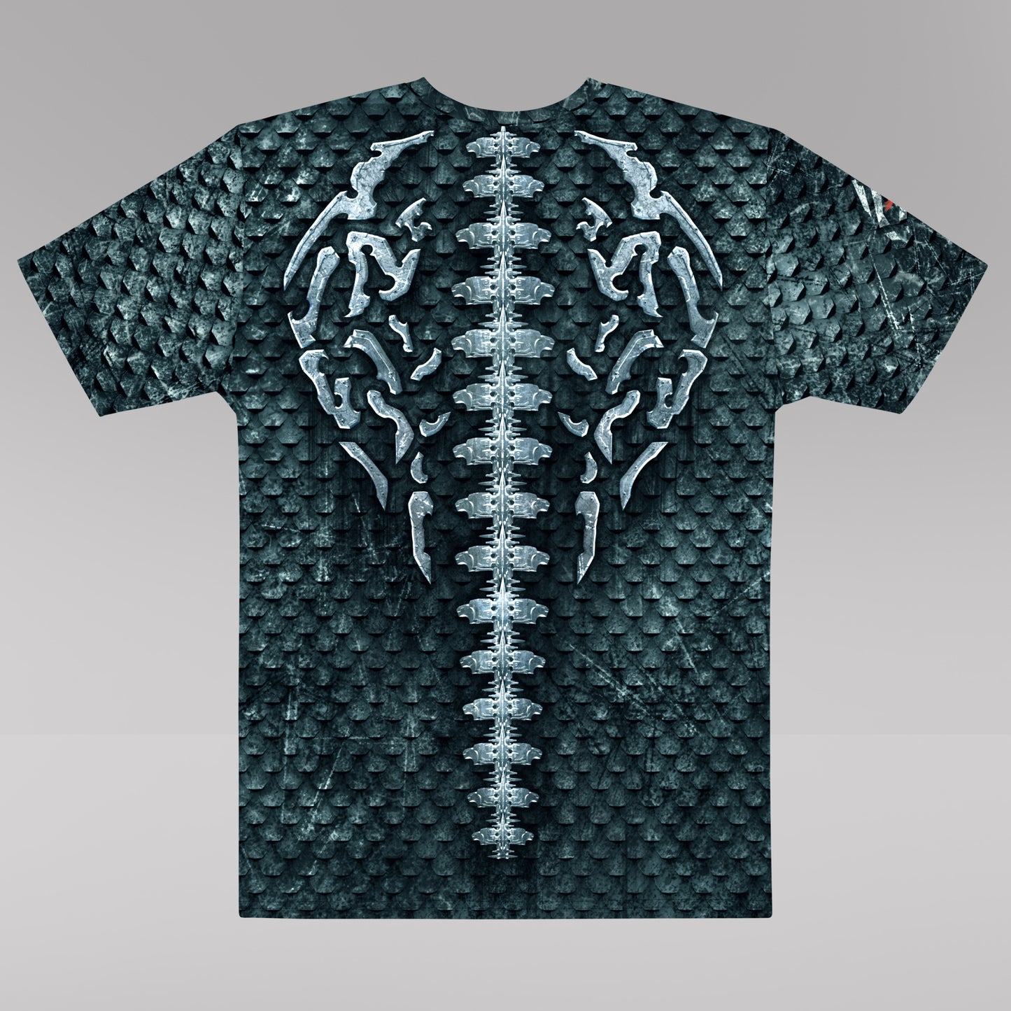 Men's Gym T-Shirt  'Dragon Steal'  Polyester  Cotton Stretch