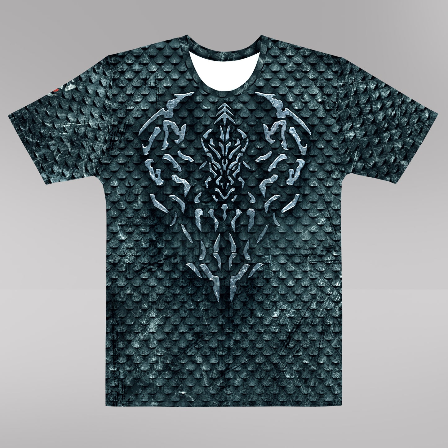 Men's Gym T-Shirt  'Dragon Steal'  Polyester  Cotton Stretch