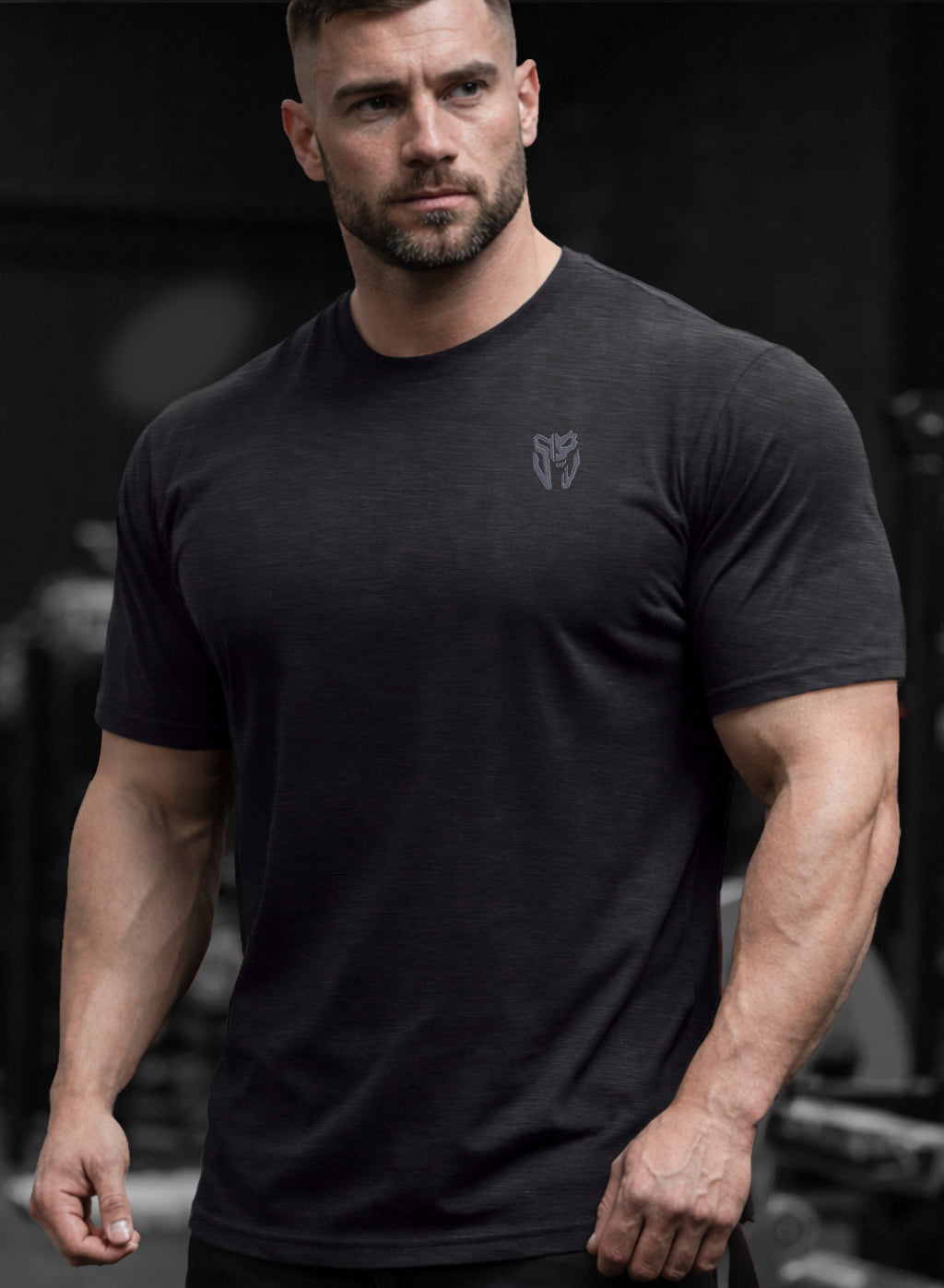 War Within 'Unbroken Helm' STANDARD FIT premium cotton T-Shirt Charcoal Grey
