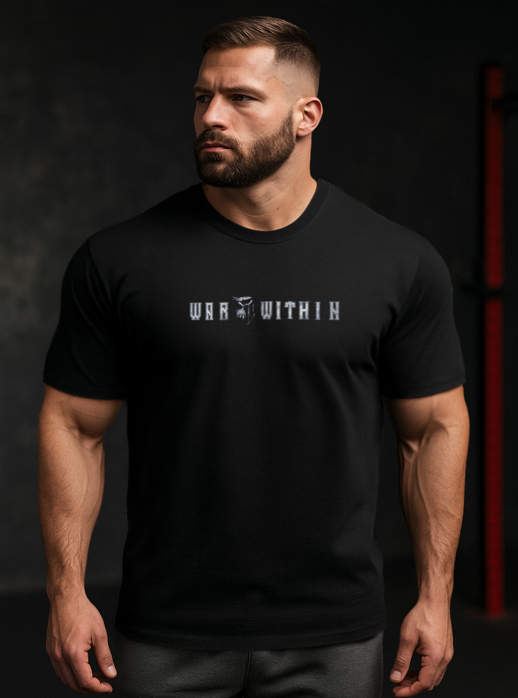 War Within Iron Revenant Form Fit premium cotton T-Shirt Black