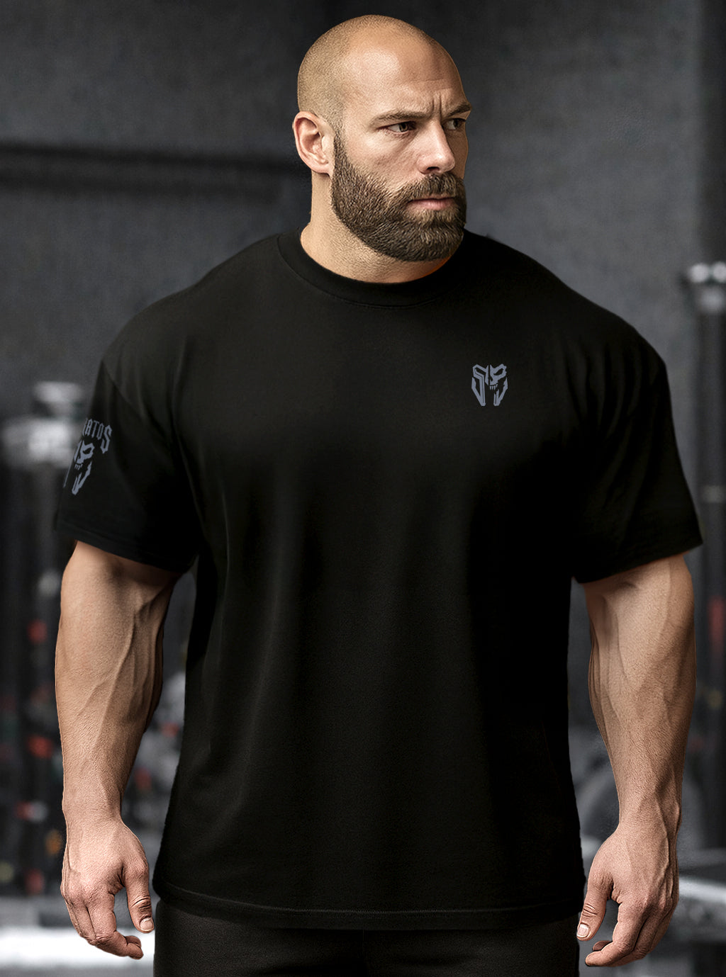 TERATOS 'Shield Breaker' OVERSIZED cotton T- Shirt Black