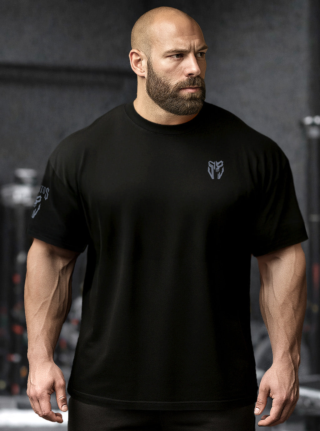 TERATOS 'Iron Revenant' premium pump cover cotton T- Shirt Black