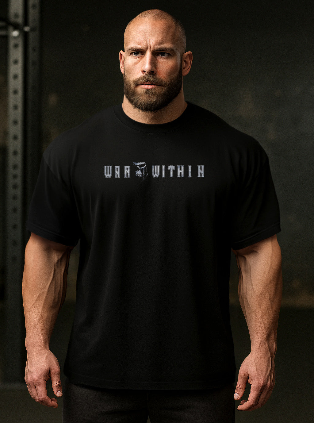 War Within Iron Revenant premium Bulk Fit cotton T- Shirt Black