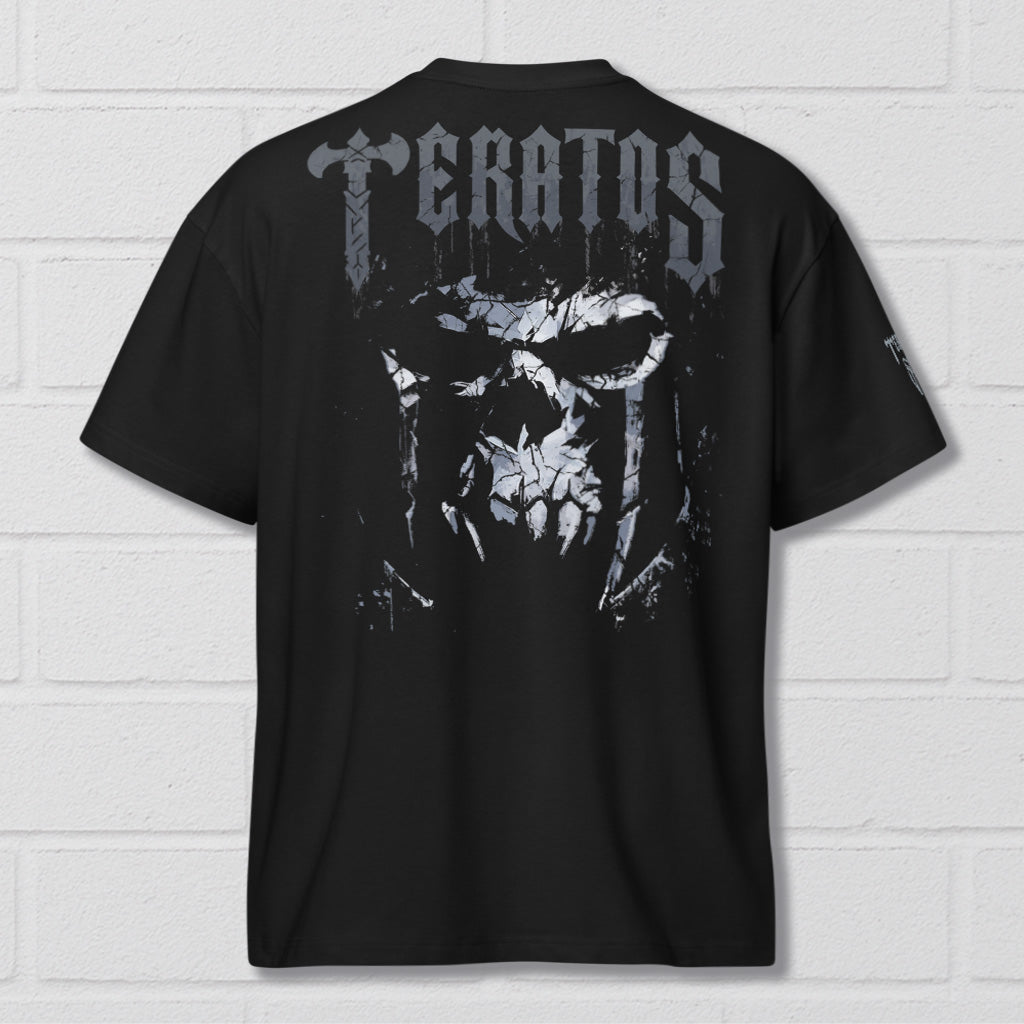 TERATOS 'Iron Revenant' premium pump cover cotton T- Shirt Black