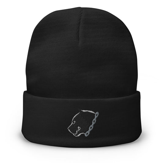 Gym Dog Embroidered Beanie