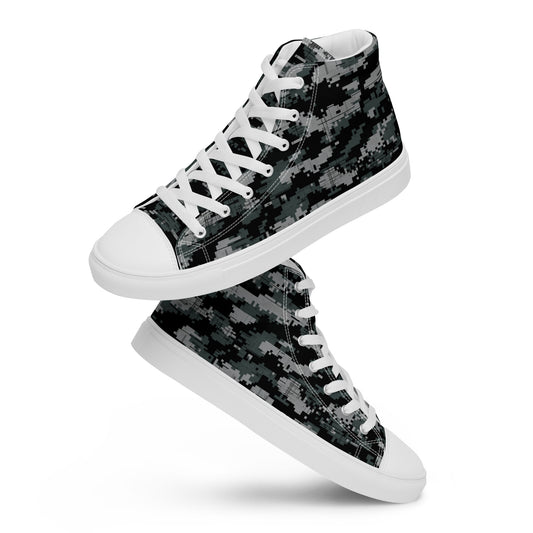 Men’s high top Digital Camo canvas shoes