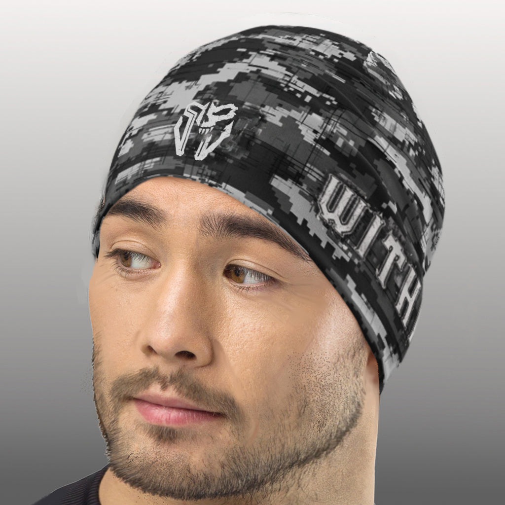 War Within Camo Gym Beanie | Lightweight Workout Hat