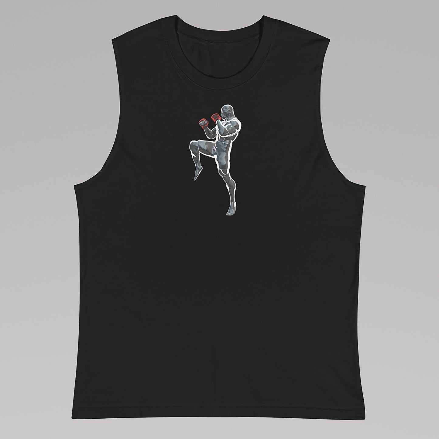 Fighter Gym Sleeveless Muscle T-Shirt.