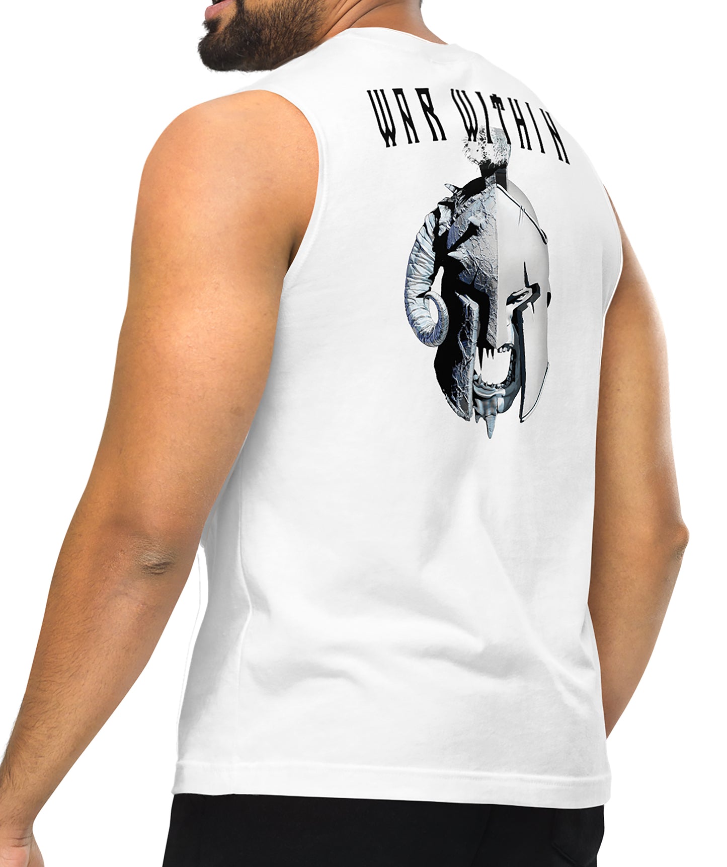 War Within White  Gym Sleeveless Muscle T-Shirt